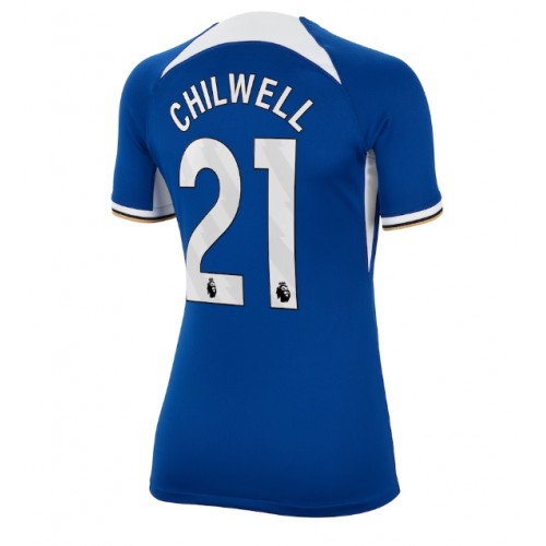 Ženski Nogometni dresi Chelsea Ben Chilwell #21 Domači 2023-24 Kratek Rokav